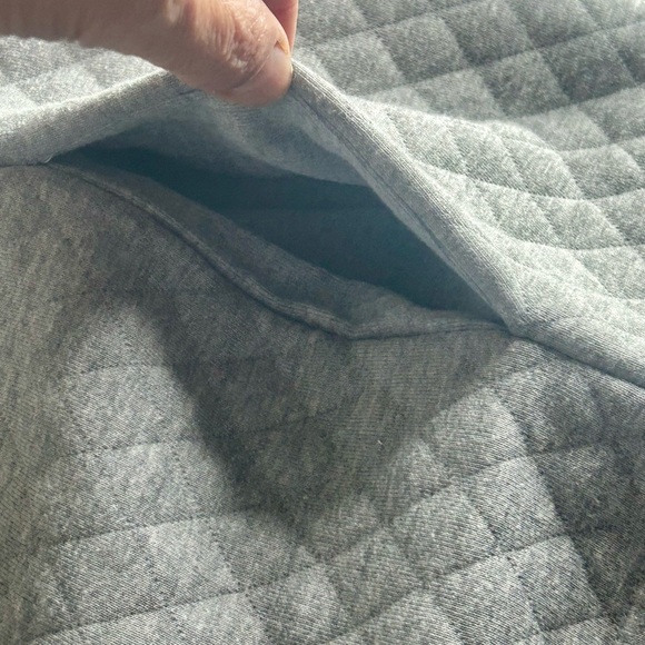 NWT Ampersand Avenue Gray Quilted Bomber Jacket size XXL comfort core sporty - Picture 9 of 11